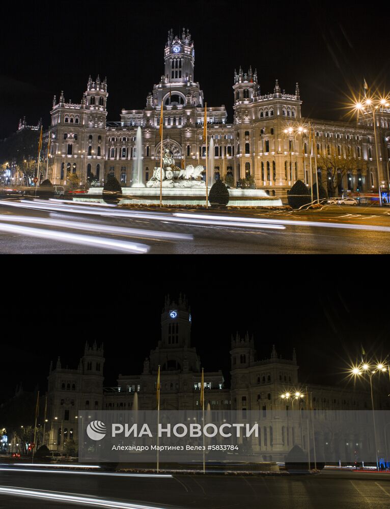 Международная акция "Час Земли" за рубежом