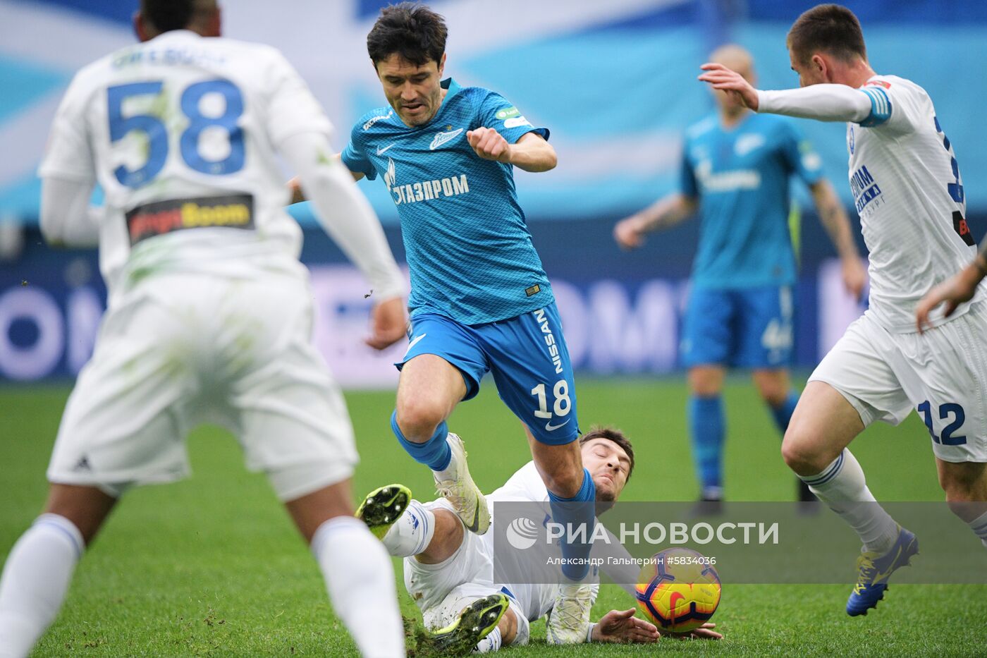 Футбол. РПЛ. Матч "Зенит" - "Оренбург"