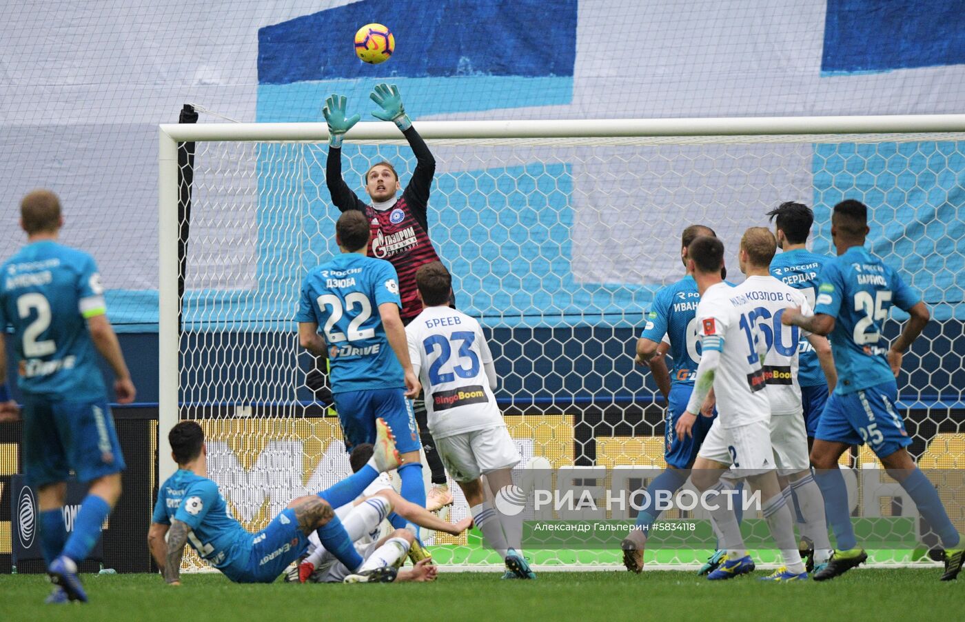 Футбол. РПЛ. Матч "Зенит" - "Оренбург"