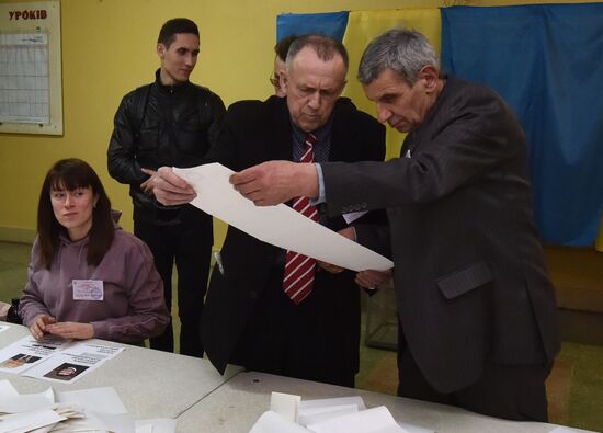 Подсчёт голосов на выборах президента Украины