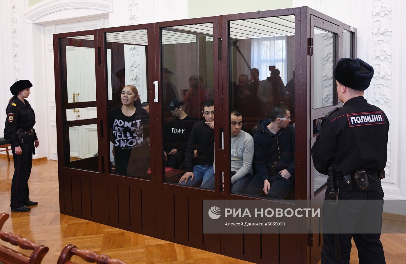 Заседание суда по делу о теракте в петербургском метро