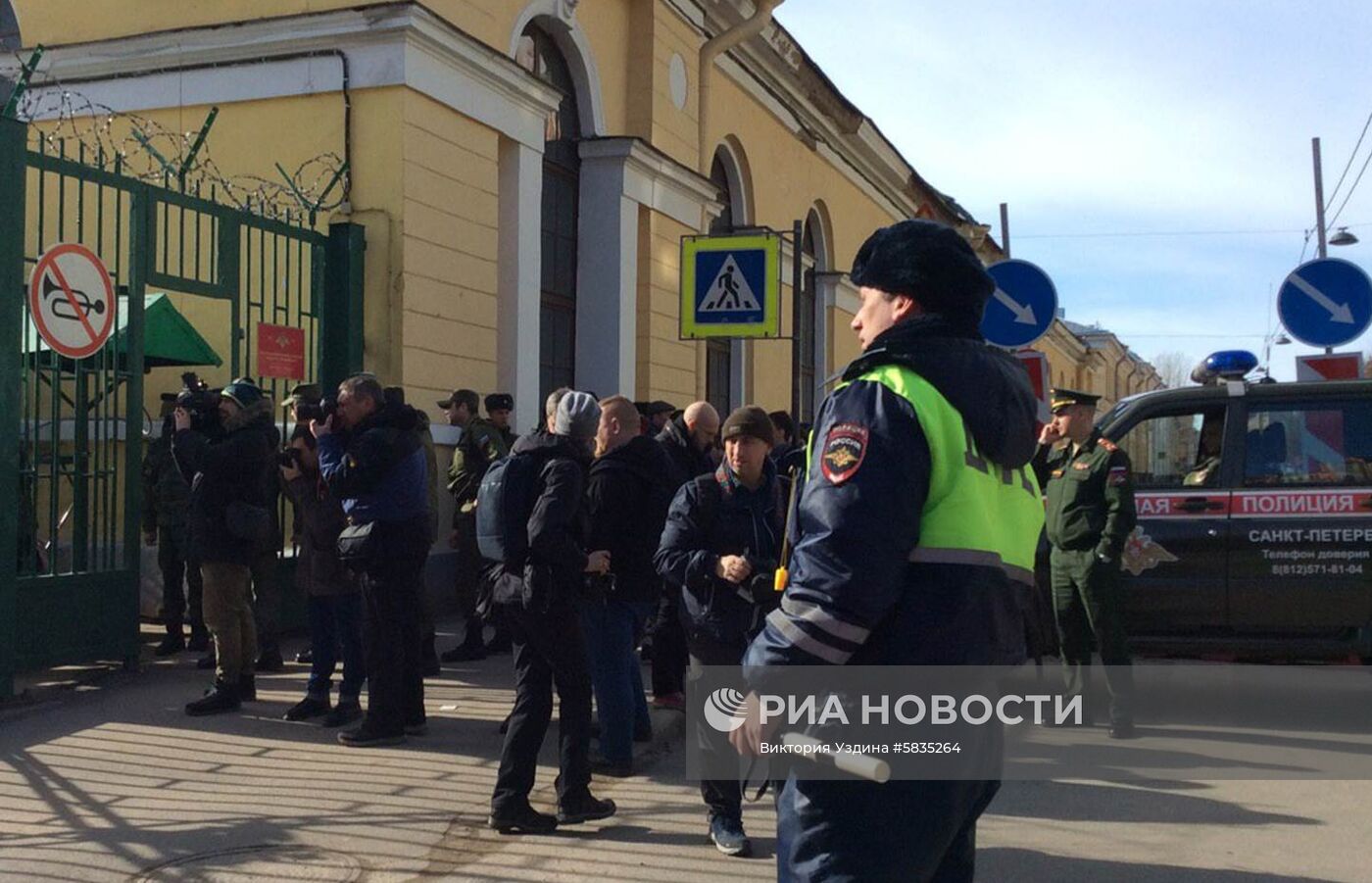 Взрыв в военной академии Санкт-Петербурга