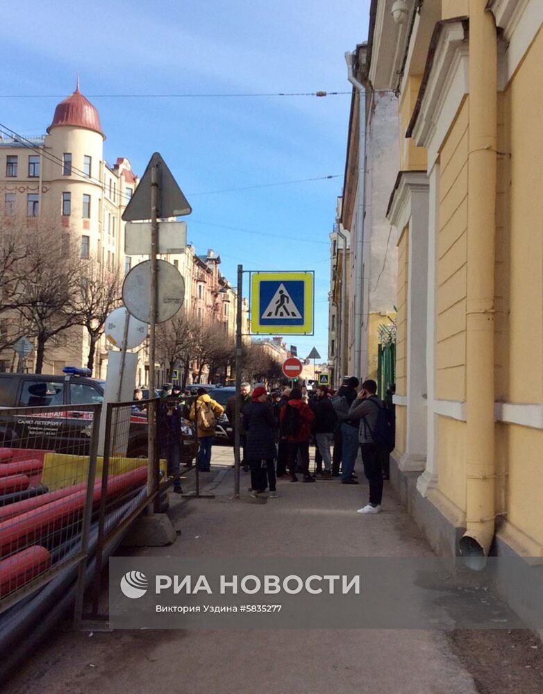 Взрыв в военной академии Санкт-Петербурга