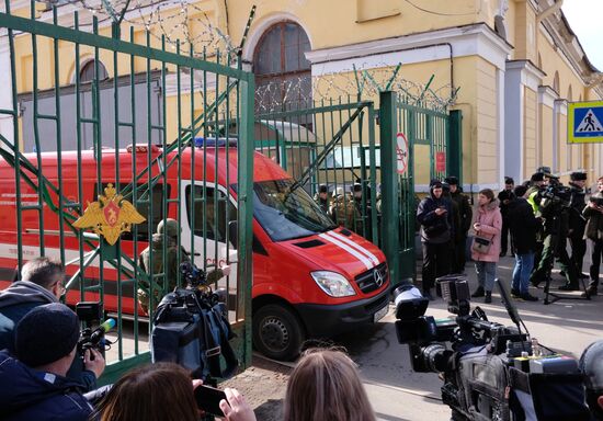 Взрыв в военной академии Санкт-Петербурга