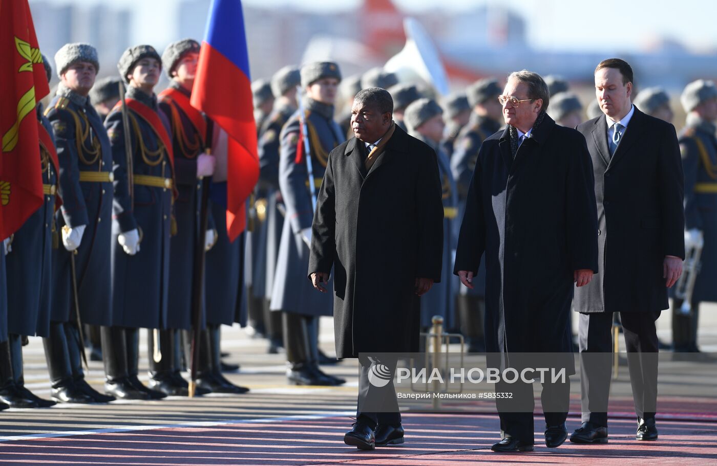 Прилет президента Анголы Ж. Лоуренсу в Москву 