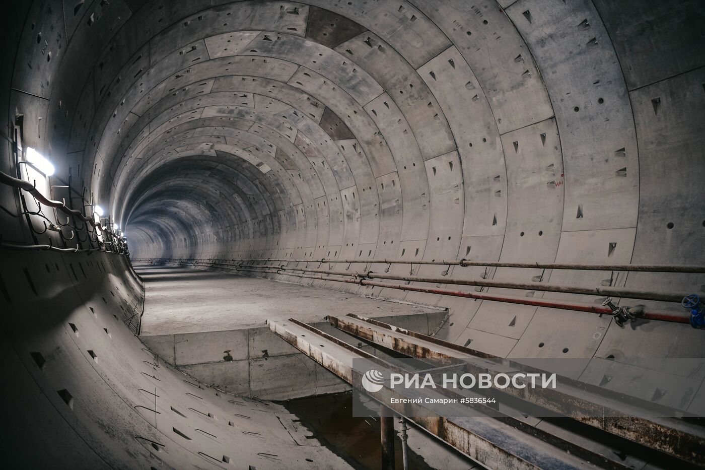 Строительство станции метро "Юго-Восточная"