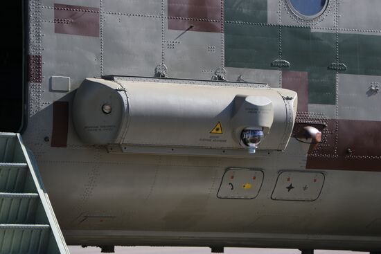 Презентация тяжелого военно-транспортного вертолета Ми-26Т2В в Подмосковье