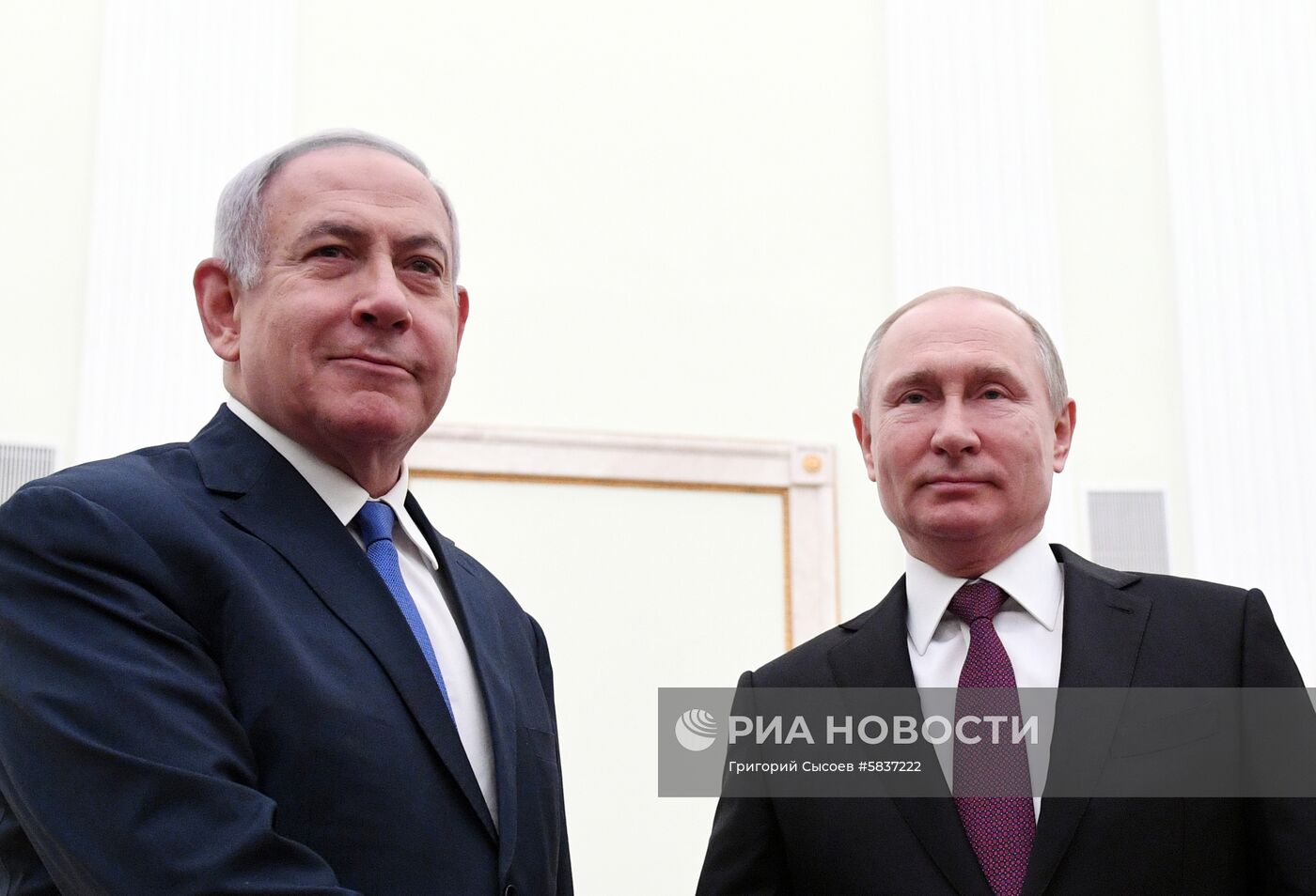 Президент РФ В. Путин встретился с премьер-министром Израиля Б. Нетаньяху 