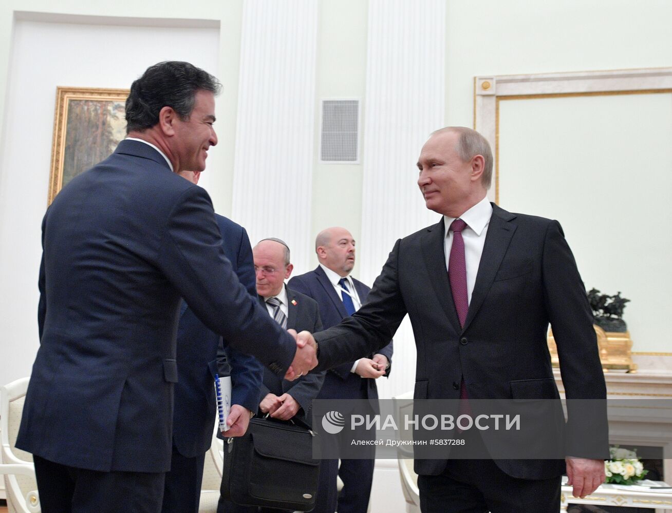 Президент РФ В. Путин встретился с премьер-министром Израиля Б. Нетаньяху 