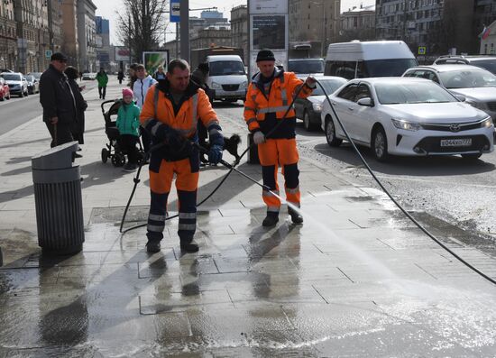 Подготовка объектов городской инфраструктуры к весенне-летнему сезону