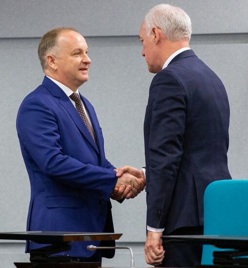 Инаугурация нового мэра Владивостока О. Гуменюка