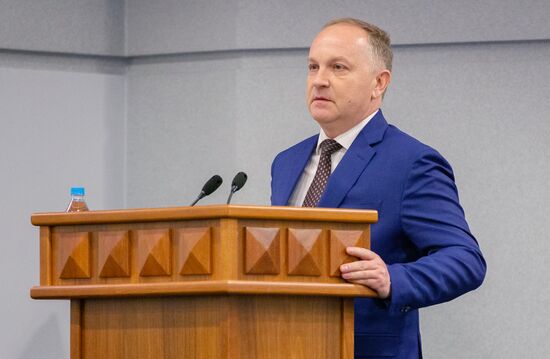 Инаугурация нового мэра Владивостока О. Гуменюка