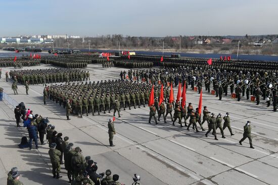 Репетиция Парада Победы в Алабино 