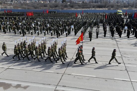 Репетиция Парада Победы в Алабино 