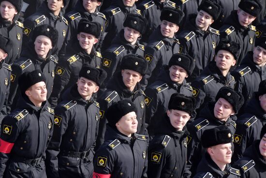 Репетиция Парада Победы в Алабино 