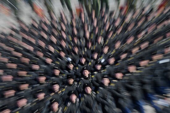 Репетиция Парада Победы в Алабино 