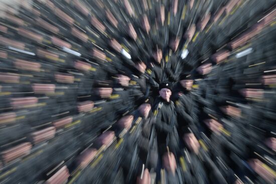 Репетиция Парада Победы в Алабино 