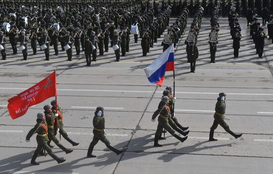 Репетиция Парада Победы в Алабино 