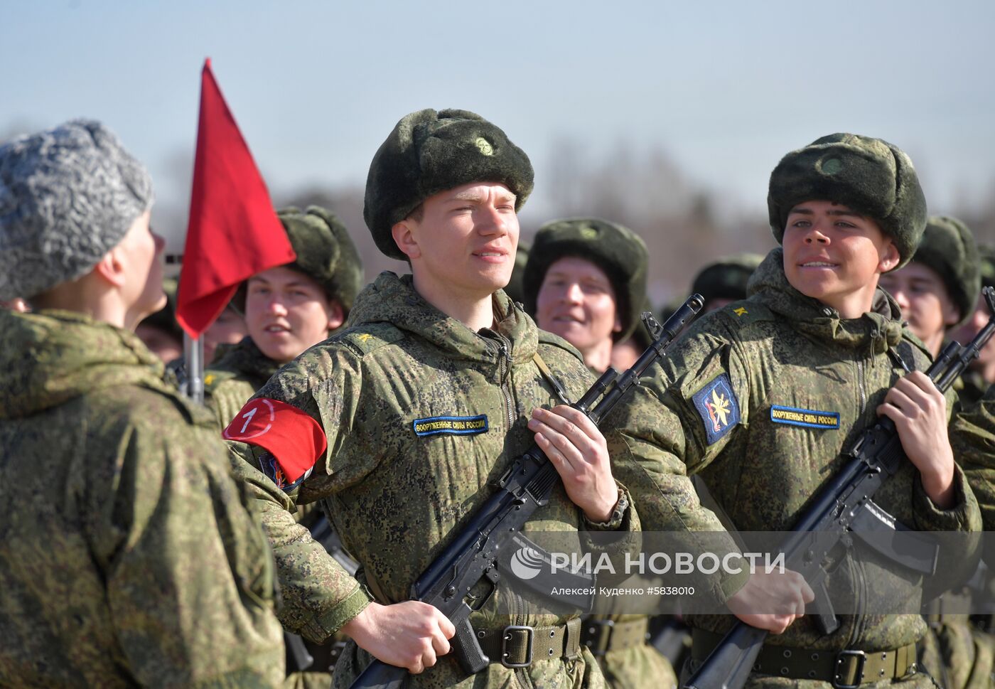 Репетиция Парада Победы в Алабино