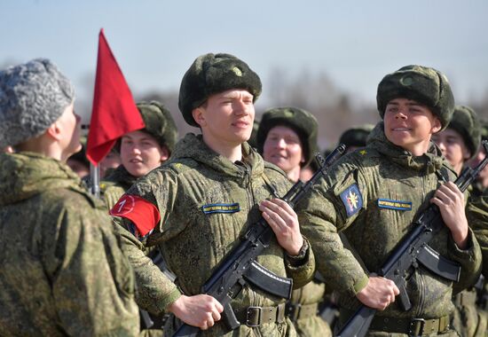 Репетиция Парада Победы в Алабино 