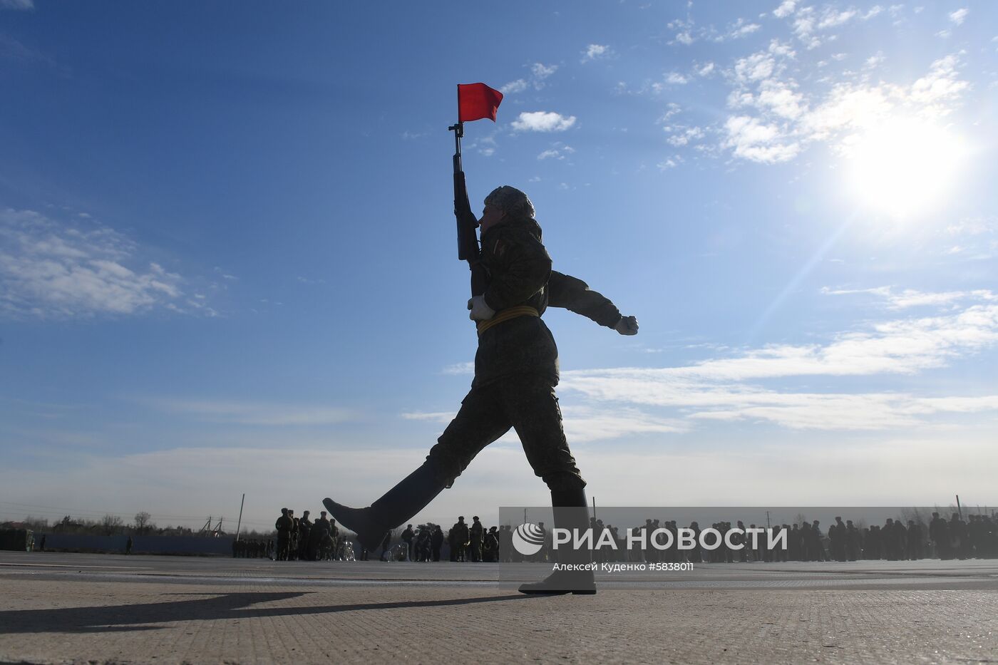 Репетиция Парада Победы в Алабино