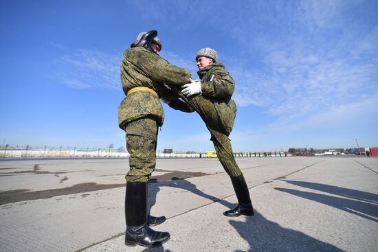 Репетиция Парада Победы в Алабино 