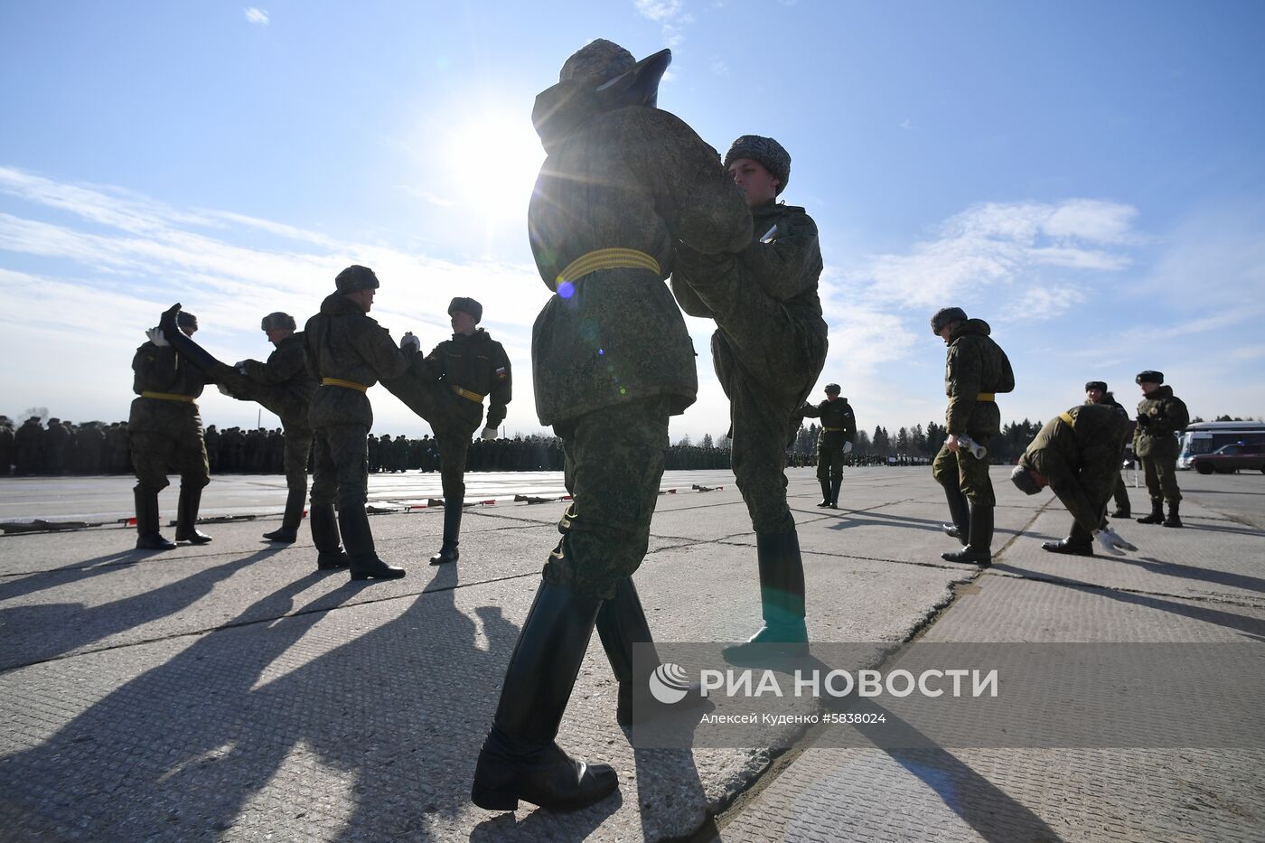 Репетиция Парада Победы в Алабино