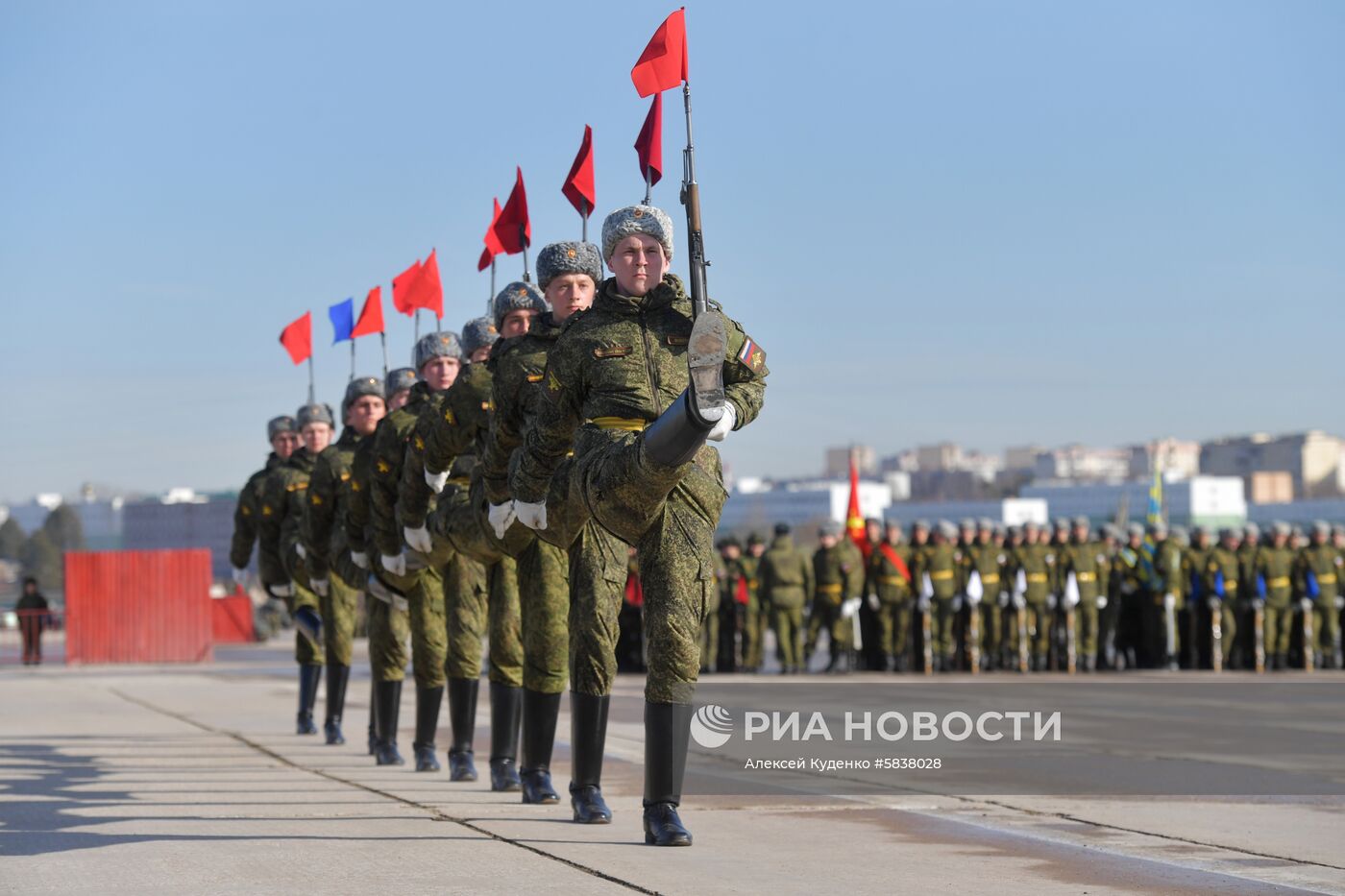 Репетиция Парада Победы в Алабино