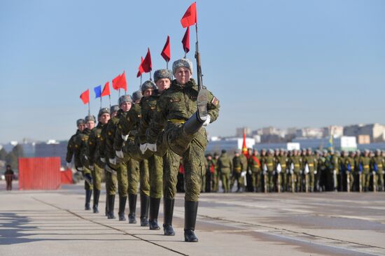 Репетиция Парада Победы в Алабино 