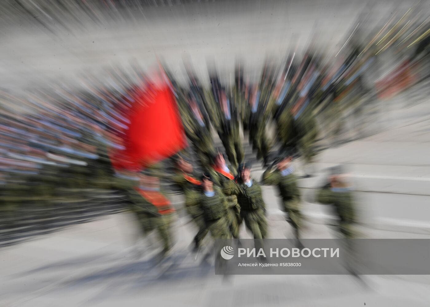 Репетиция Парада Победы в Алабино