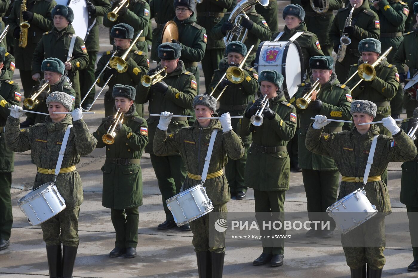 Репетиция Парада Победы в Алабино