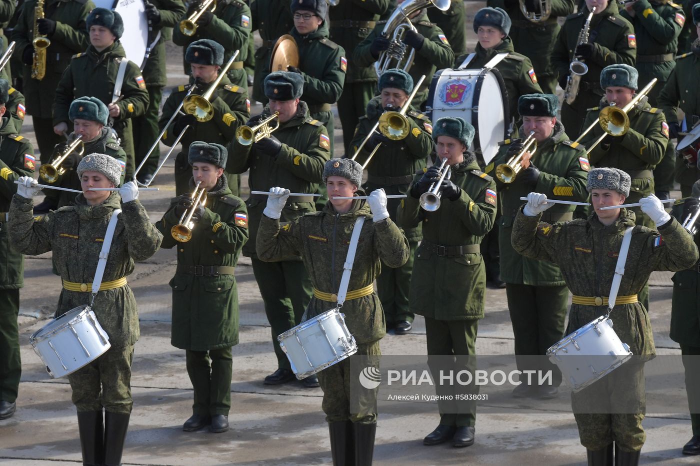 Репетиция Парада Победы в Алабино 