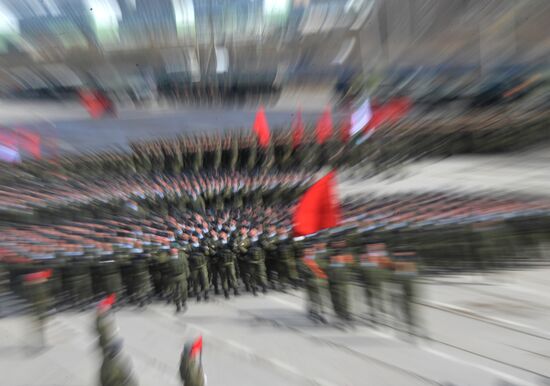 Репетиция Парада Победы в Алабино 