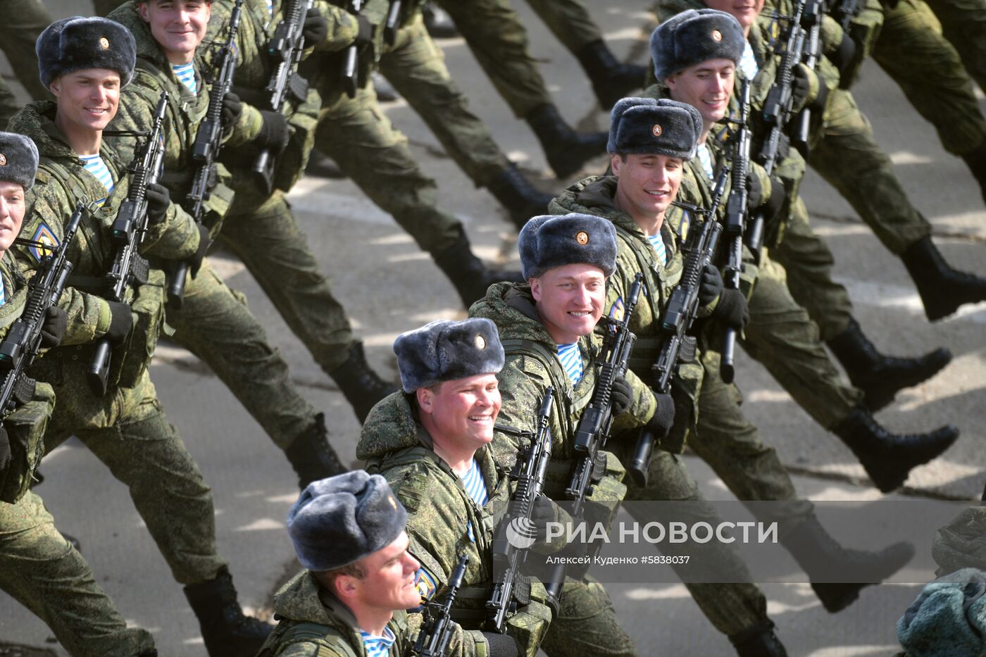 Репетиция Парада Победы в Алабино
