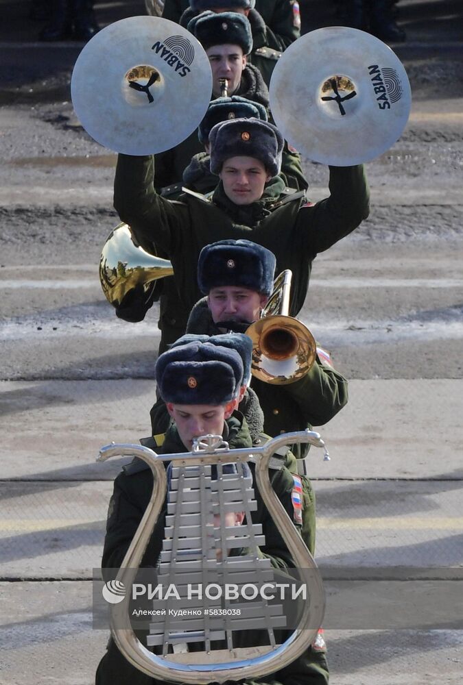 Репетиция Парада Победы в Алабино