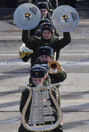 Репетиция Парада Победы в Алабино 