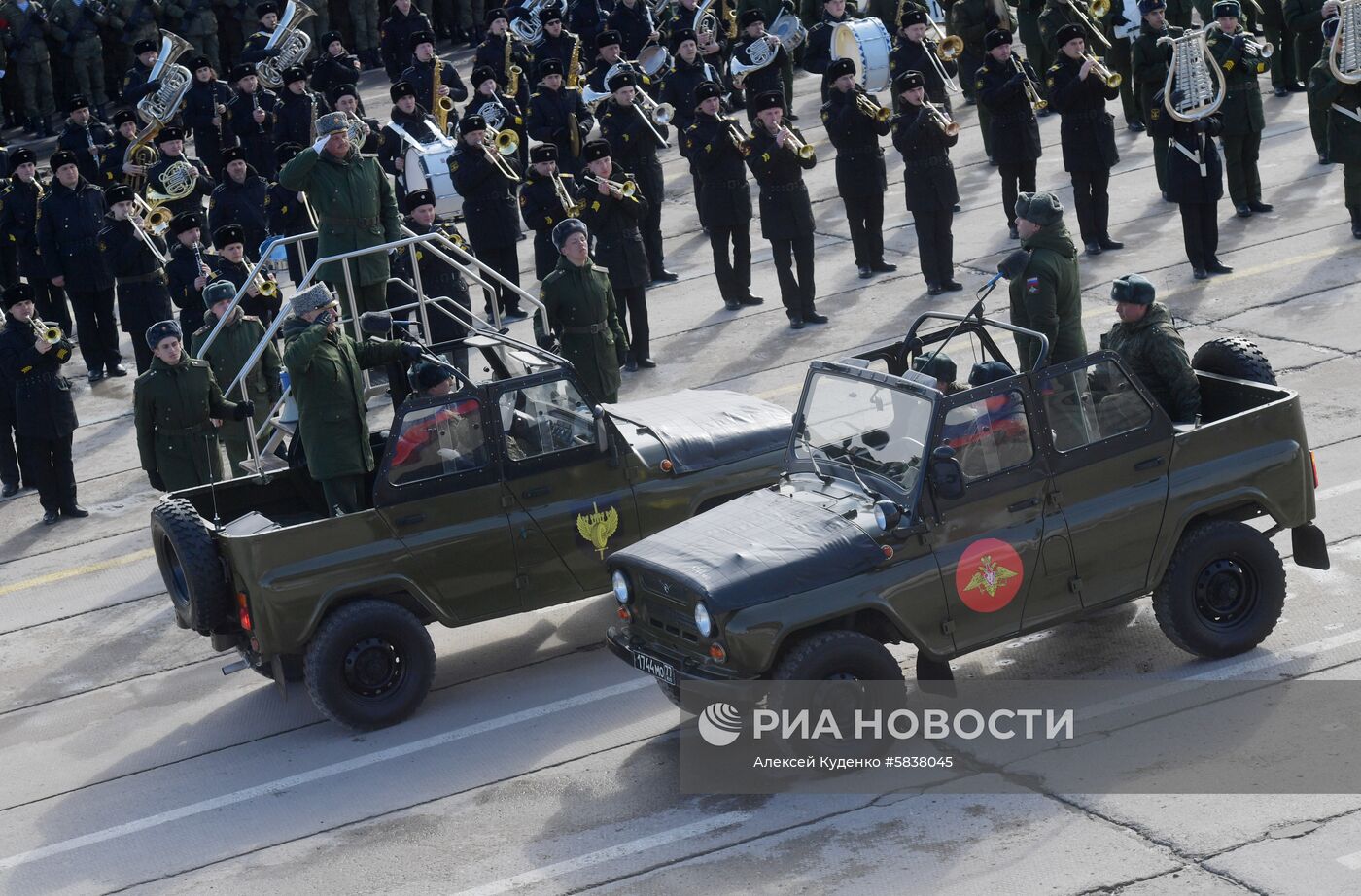 Репетиция Парада Победы в Алабино