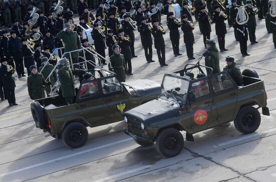 Репетиция Парада Победы в Алабино 