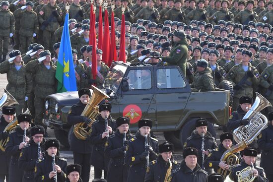 Репетиция Парада Победы в Алабино 
