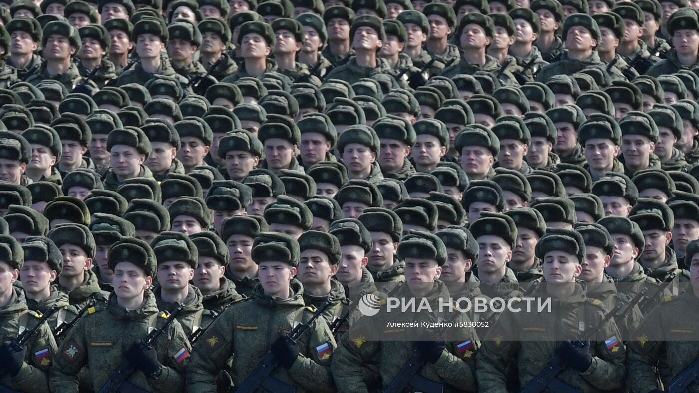 Репетиция Парада Победы в Алабино