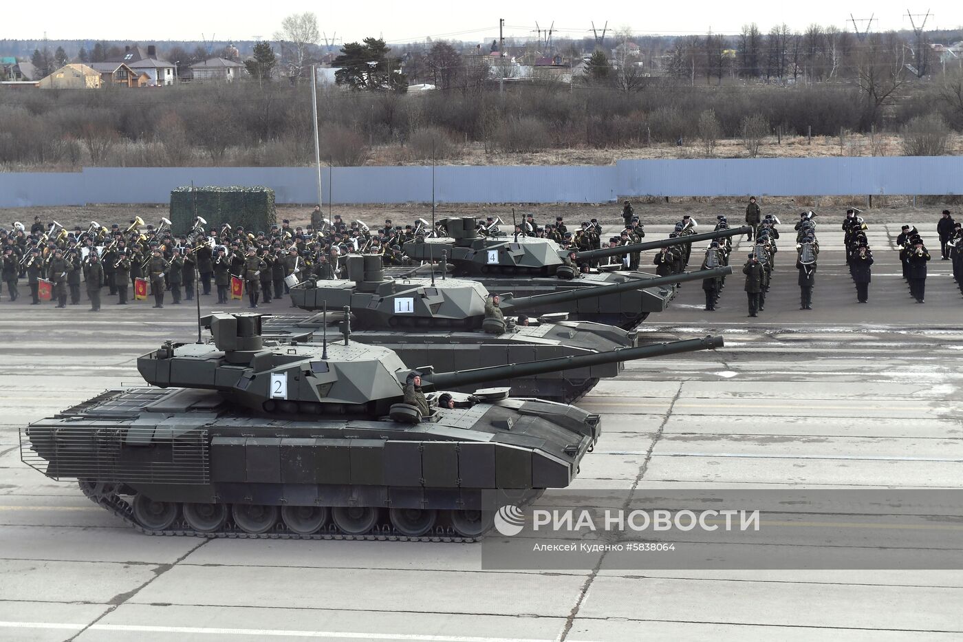 Репетиция Парада Победы в Алабино