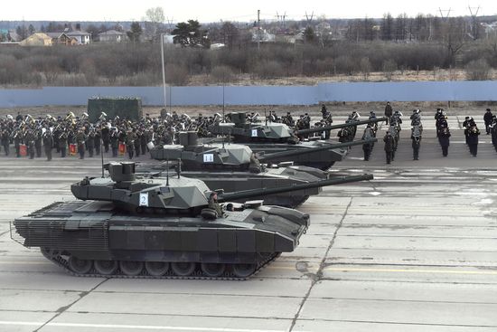 Репетиция Парада Победы в Алабино 