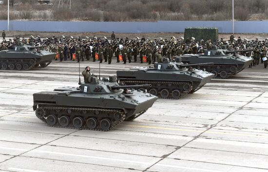 Репетиция Парада Победы в Алабино 