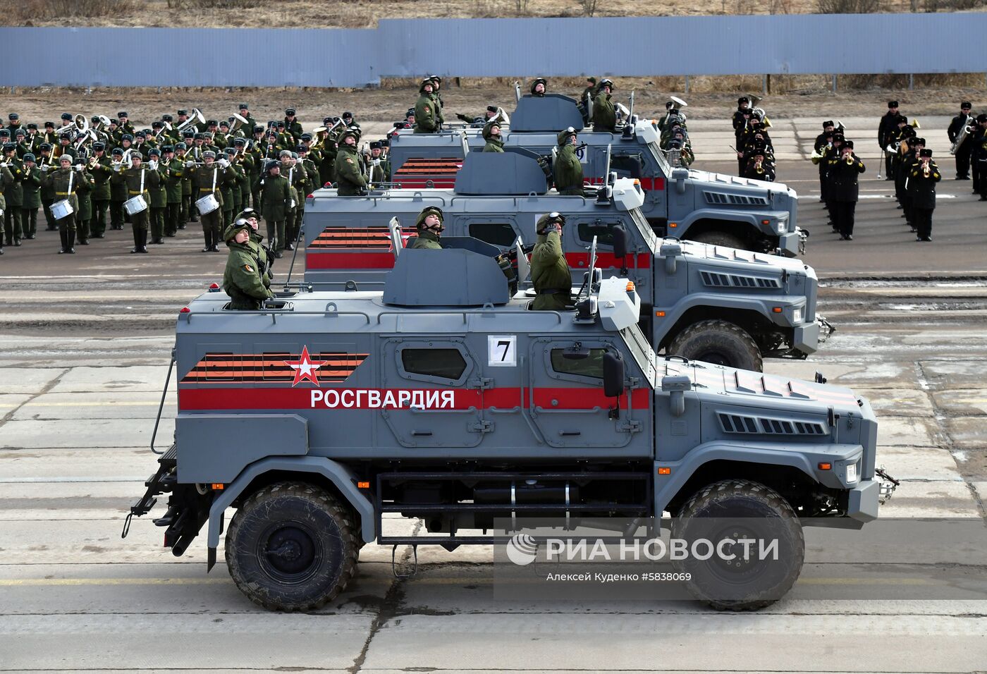 Репетиция Парада Победы в Алабино