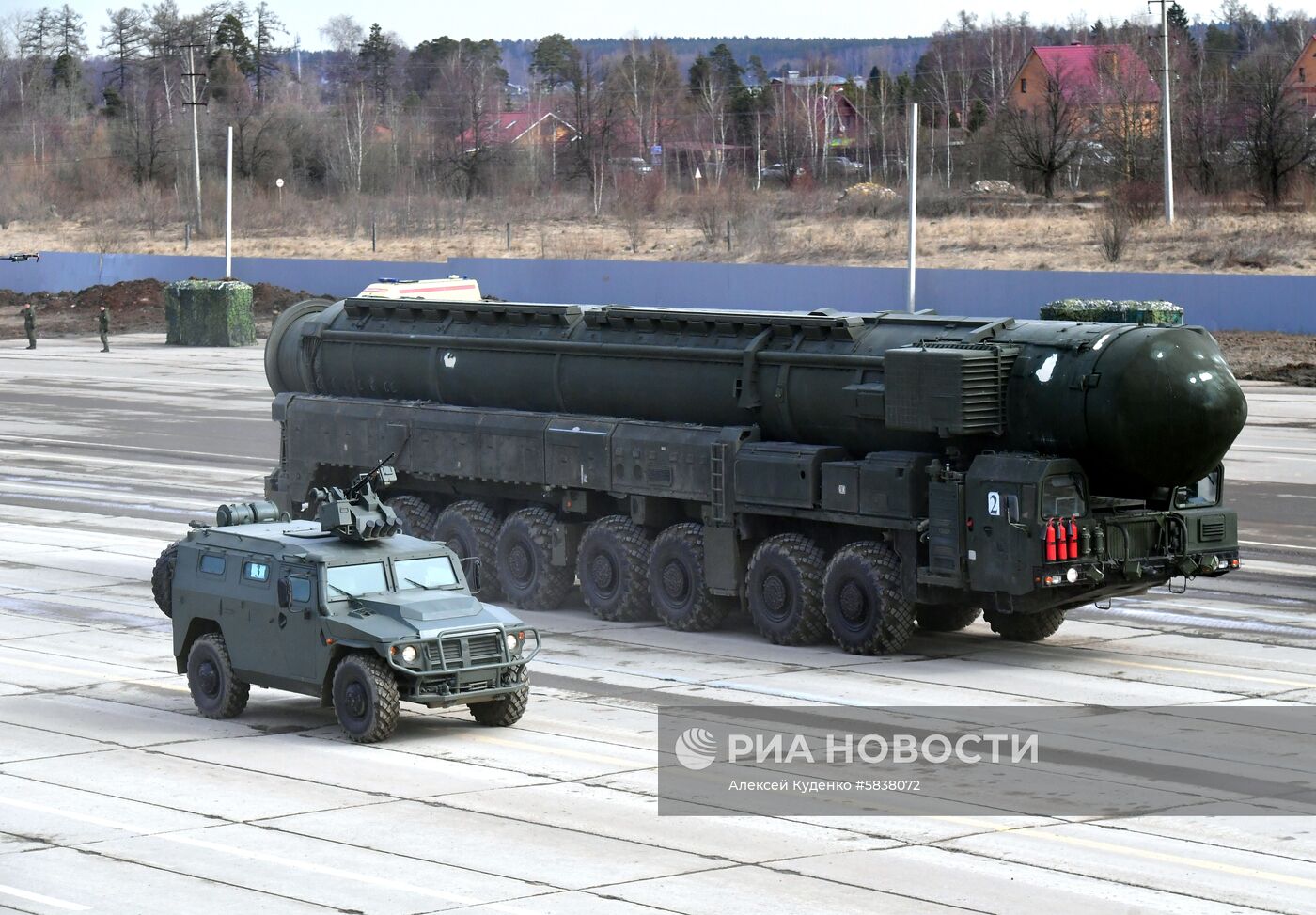 Репетиция Парада Победы в Алабино