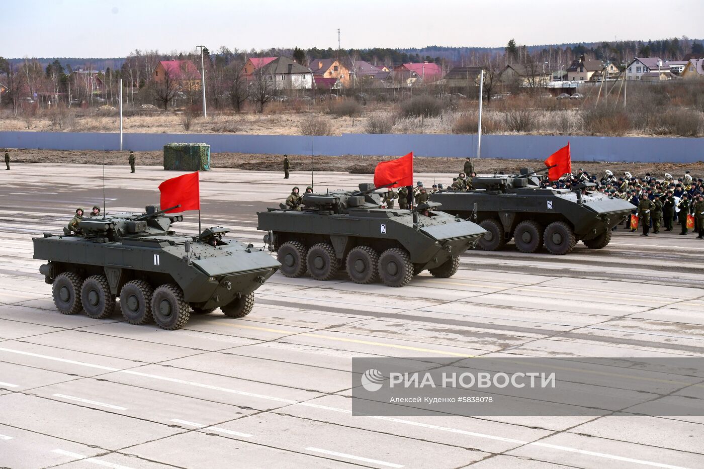 Репетиция Парада Победы в Алабино