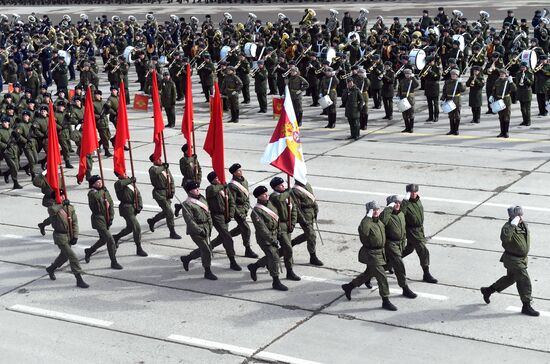 Репетиция Парада Победы в Алабино 