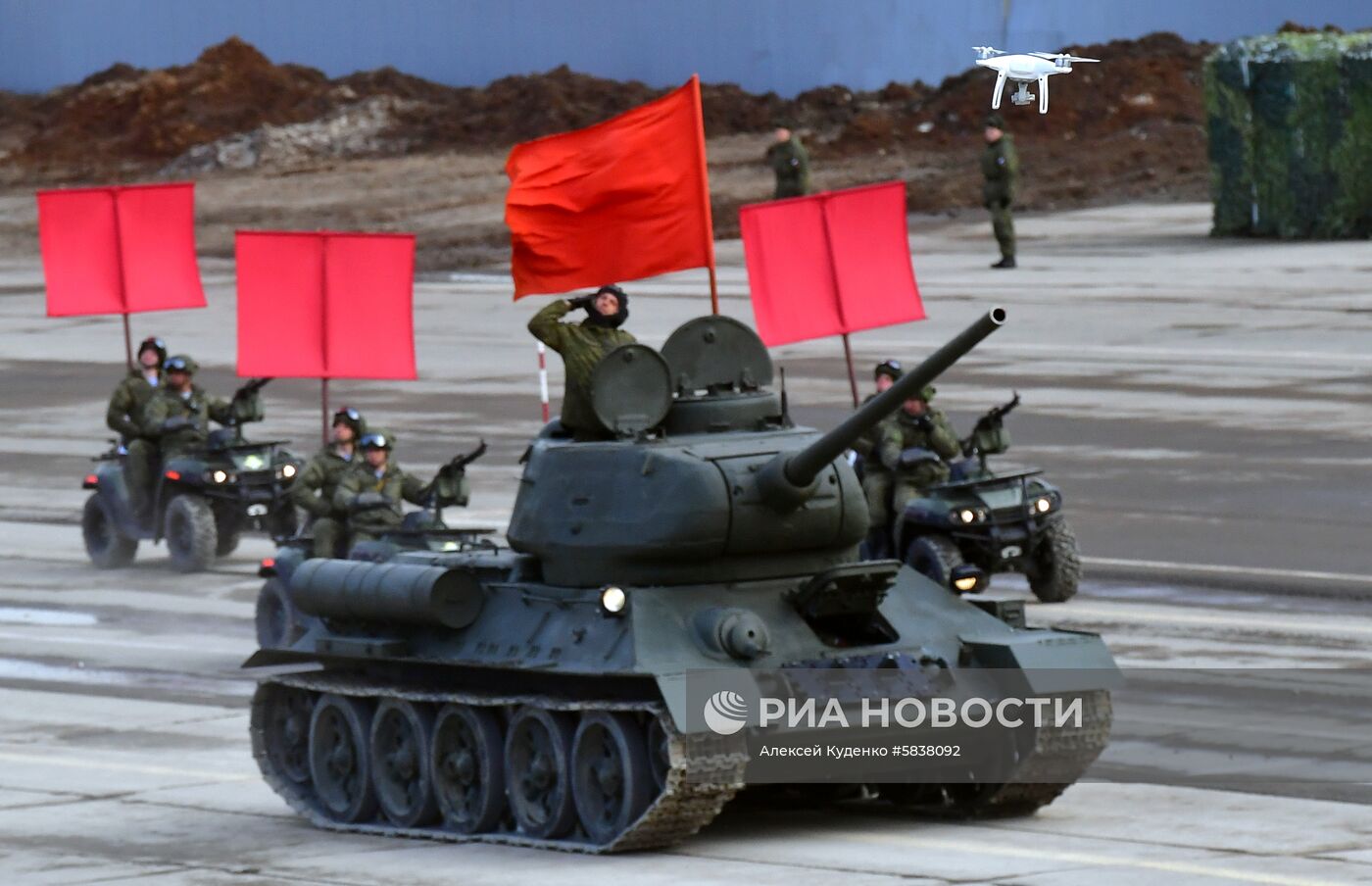 Репетиция Парада Победы в Алабино