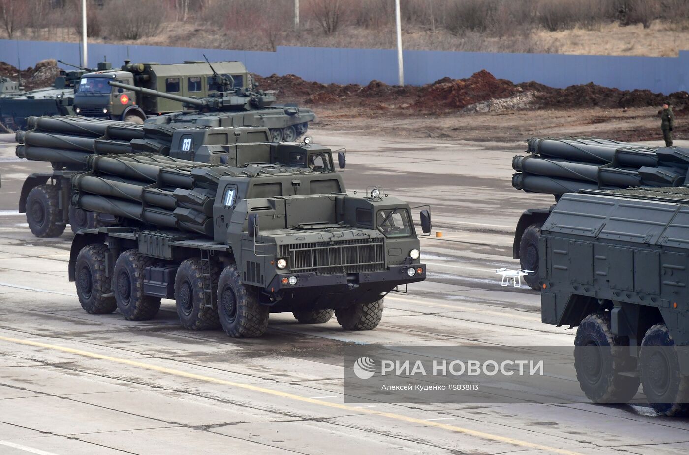 Репетиция Парада Победы в Алабино 