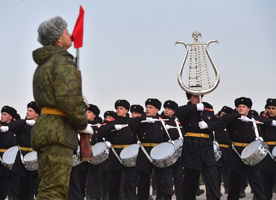 Репетиция Парада Победы в Алабино 